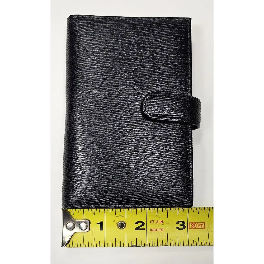 Vintage Arab Bank Executive Pocket Planner Set - Leather Wallet Pen & Calculator